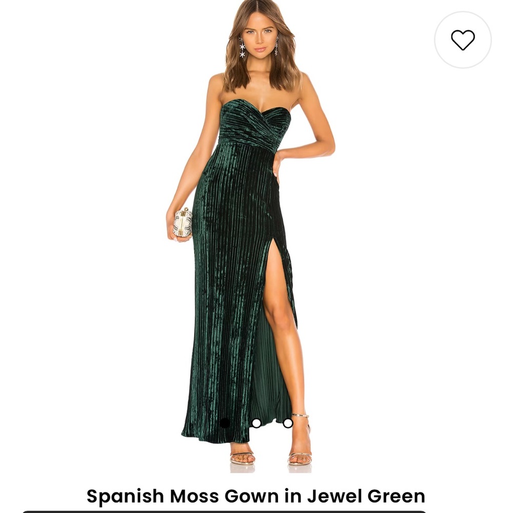 Spanish Moss Gown in Jewel Green
NBD Revolve size M